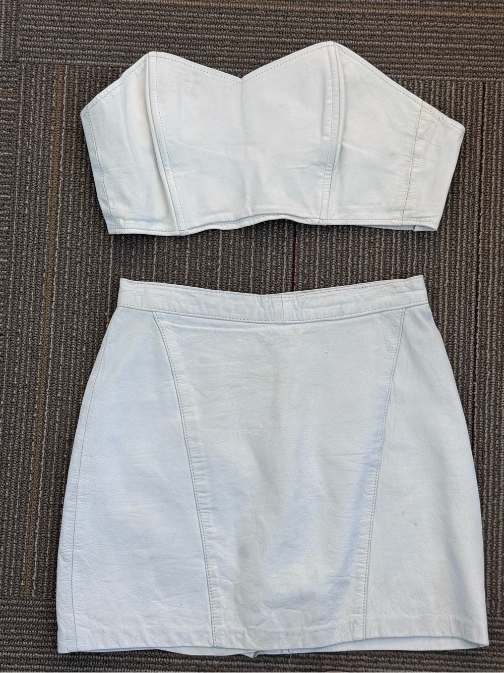 Vintage 80’s Attica de California Genuine Leather Set (Made in Mexico)